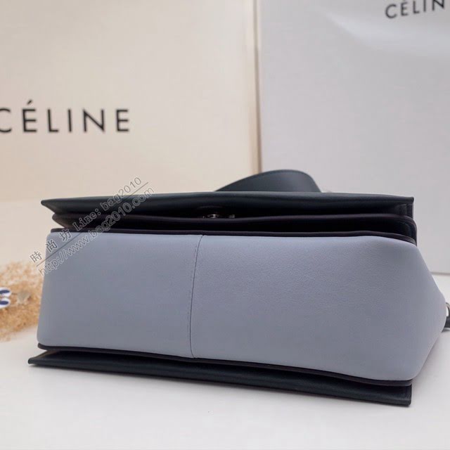 Celine女包 賽琳爆款 香味帶紋路進口小牛皮 CELINE FRAME BAG 可單肩可斜挎 25914  slyd2075